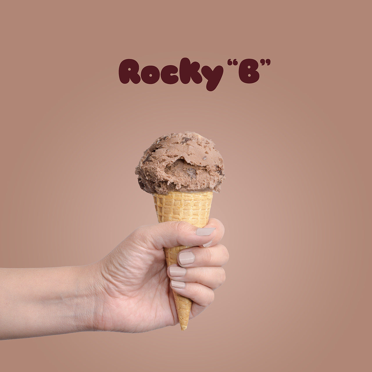 ROCKY B - CHOCOLATE ,BOBON, NUEZ TOSTADA . 1/2 LT